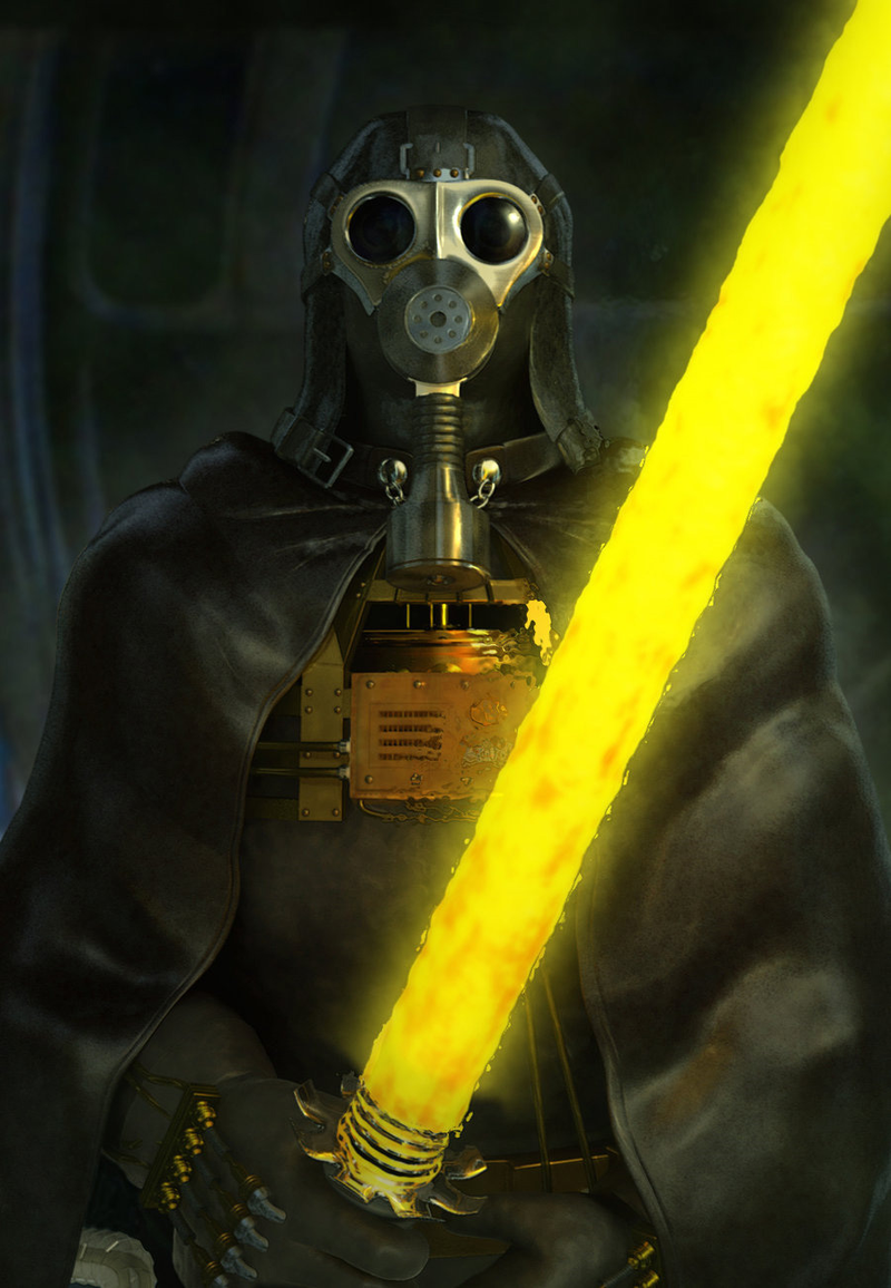 Illustration for article titled Artists redesign Darth Vader with only George Lucas' original script as a guide